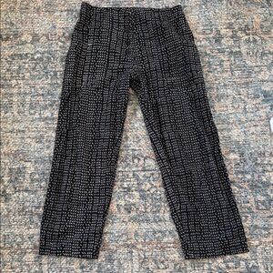 Seek Collective 100% Cotton Black Patterned Casual Pants